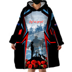 Australia ANZAC Day Wearable Blanket Hoodie Gallipoli Soldiers Simple Style
