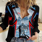 Australia ANZAC Day Women Casual Shirt Gallipoli Soldiers Simple Style