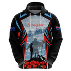 Australia ANZAC Day Zip Hoodie Gallipoli Soldiers Simple Style