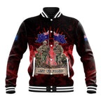 Australia And New Zealand ANZAC Day Baseball Jacket Soldiers Lest We Forget