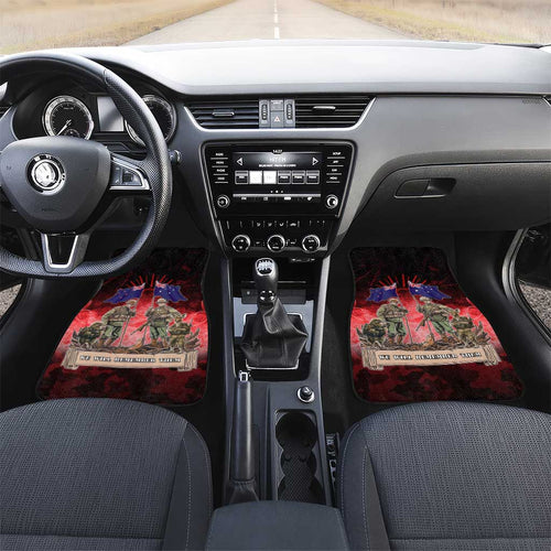 Australia And New Zealand ANZAC Day Car Mats Soldiers Lest We Forget