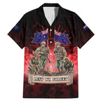 Australia And New Zealand ANZAC Day Family Matching Mermaid Dress and Hawaiian Shirt Soldiers Lest We Forget