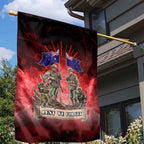 Australia And New Zealand ANZAC Day Garden Flag Soldiers Lest We Forget
