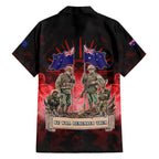 Australia And New Zealand ANZAC Day Hawaiian Shirt Soldiers Lest We Forget