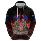 Australia And New Zealand ANZAC Day Hoodie Soldiers Lest We Forget