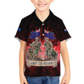 Australia And New Zealand ANZAC Day Kid Hawaiian Shirt Soldiers Lest We Forget