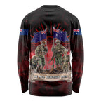 Australia And New Zealand ANZAC Day Long Sleeve Shirt Soldiers Lest We Forget