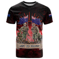 Australia And New Zealand ANZAC Day T Shirt Soldiers Lest We Forget