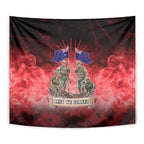 Australia And New Zealand ANZAC Day Tapestry Soldiers Lest We Forget