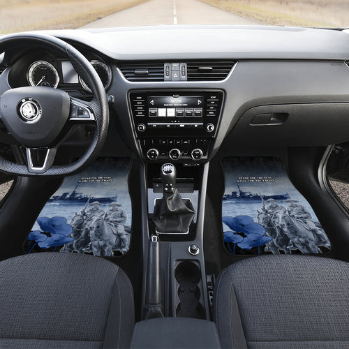 New Zealand ANZAC Day Car Mats HMNZS Achilles We Will Remember Them