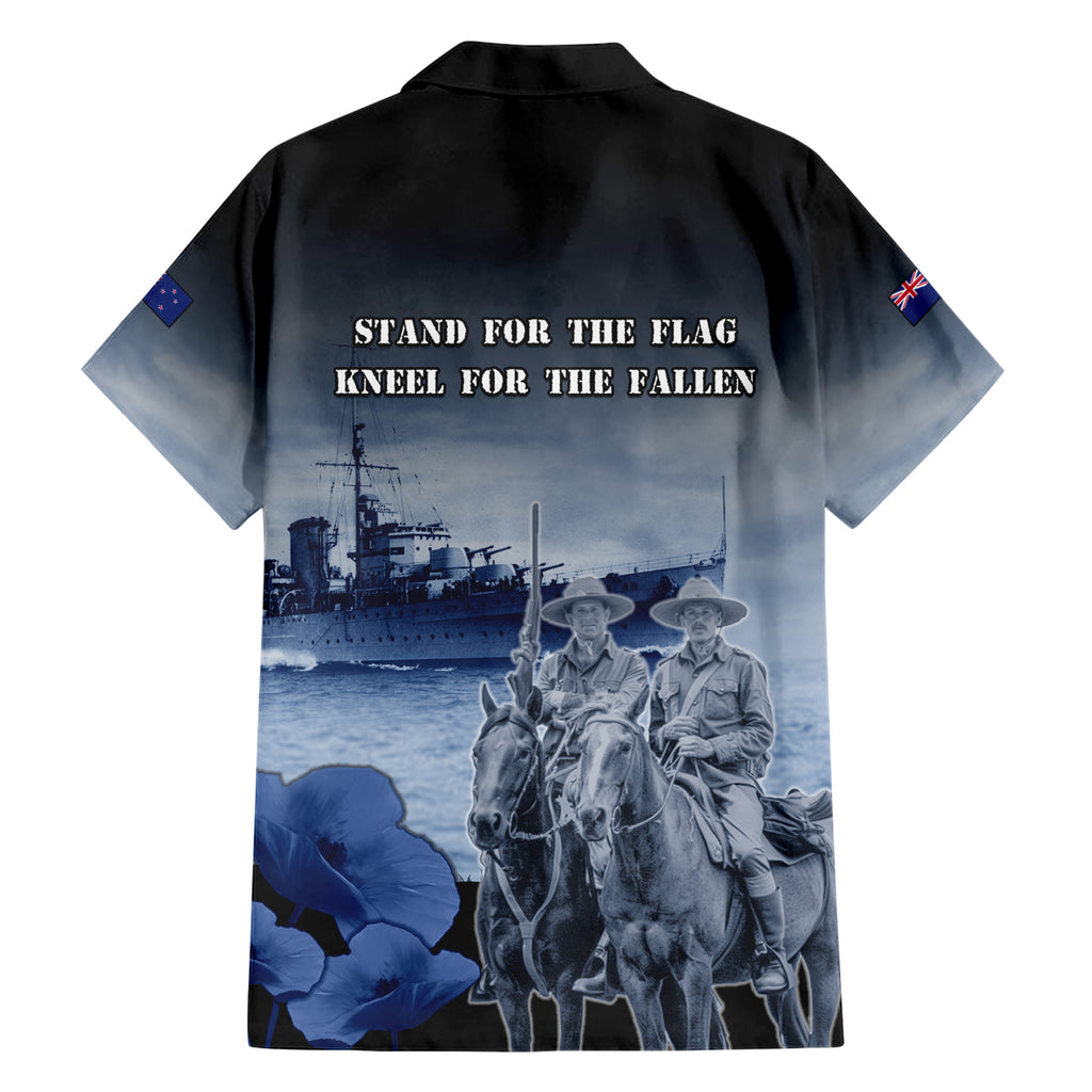 New Zealand ANZAC Day Hawaiian Shirt HMNZS Achilles We Will Remember Them