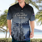 New Zealand ANZAC Day Hawaiian Shirt HMNZS Achilles We Will Remember Them