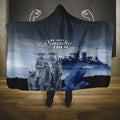 New Zealand ANZAC Day Hooded Blanket HMNZS Achilles We Will Remember Them