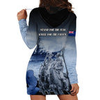 New Zealand ANZAC Day Hoodie Dress HMNZS Achilles We Will Remember Them