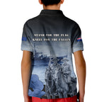 New Zealand ANZAC Day Kid Polo Shirt HMNZS Achilles We Will Remember Them