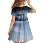 New Zealand ANZAC Day Kid Short Sleeve Dress HMNZS Achilles We Will Remember Them