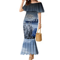 New Zealand ANZAC Day Mermaid Dress HMNZS Achilles We Will Remember Them