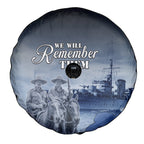 New Zealand ANZAC Day Spare Tire Cover HMNZS Achilles We Will Remember Them
