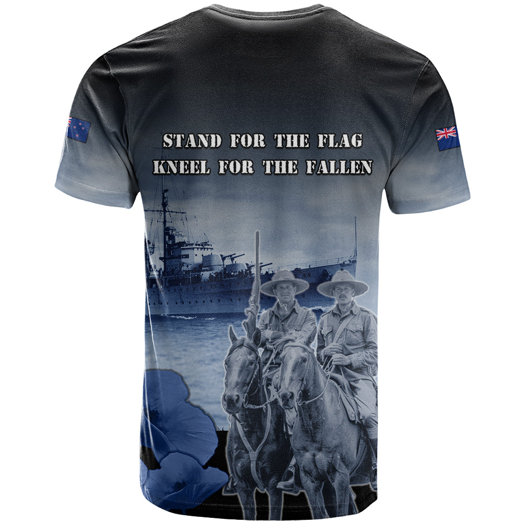 New Zealand ANZAC Day T Shirt HMNZS Achilles We Will Remember Them