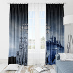 New Zealand ANZAC Day Window Curtain HMNZS Achilles We Will Remember Them