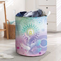 Aussie NAIDOC Week Laundry Basket Pastel Aboriginal Dot Art