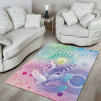 Aussie NAIDOC Week Area Rug Pastel Aboriginal Dot Art