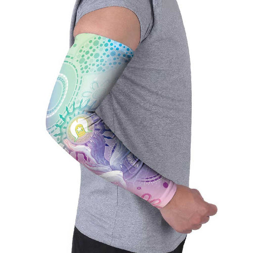 Aussie NAIDOC Week Arm Sleeves Pastel Aboriginal Dot Art