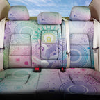 Aussie NAIDOC Week Back Car Seat Cover Pastel Aboriginal Dot Art