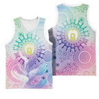 Aussie NAIDOC Week Basketball Jersey Pastel Aboriginal Dot Art
