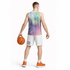 Aussie NAIDOC Week Basketball Jersey Pastel Aboriginal Dot Art
