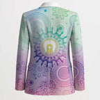 Aussie NAIDOC Week Blazer Pastel Aboriginal Dot Art