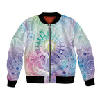 Aussie NAIDOC Week Bomber Jacket Pastel Aboriginal Dot Art