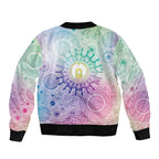Aussie NAIDOC Week Bomber Jacket Pastel Aboriginal Dot Art