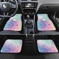 Aussie NAIDOC Week Car Mats Pastel Aboriginal Dot Art