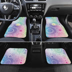 Aussie NAIDOC Week Car Mats Pastel Aboriginal Dot Art