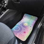 Aussie NAIDOC Week Car Mats Pastel Aboriginal Dot Art