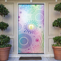Aussie NAIDOC Week Door Cover Pastel Aboriginal Dot Art