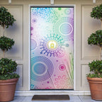 Aussie NAIDOC Week Door Cover Pastel Aboriginal Dot Art
