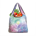 Aussie NAIDOC Week Grocery Bag Pastel Aboriginal Dot Art
