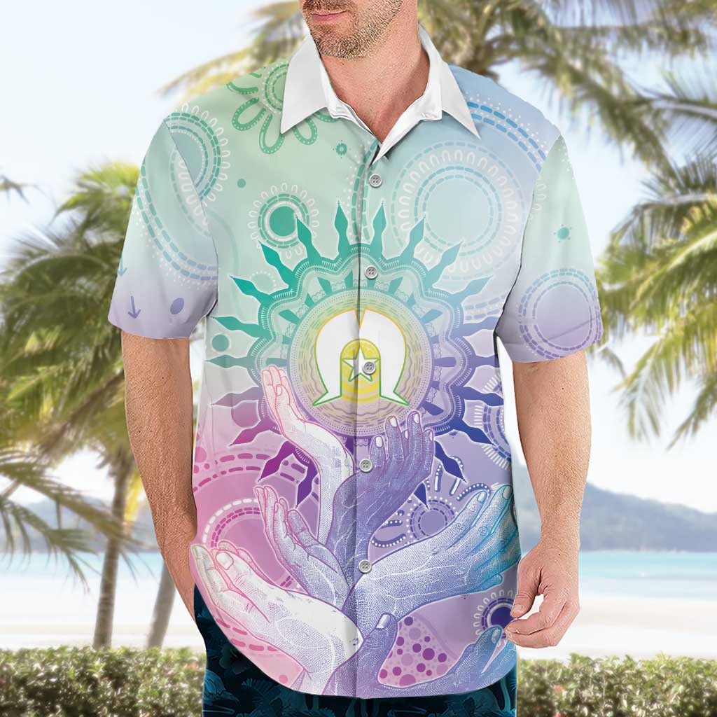 Aussie NAIDOC Week Hawaiian Shirt Pastel Aboriginal Dot Art