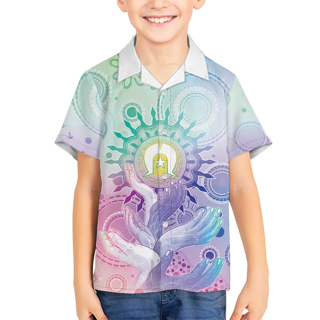 Aussie NAIDOC Week Hawaiian Shirt Pastel Aboriginal Dot Art
