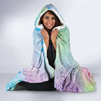 Aussie NAIDOC Week Hooded Blanket Pastel Aboriginal Dot Art