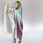 Aussie NAIDOC Week Hooded Blanket Pastel Aboriginal Dot Art