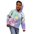 Aussie NAIDOC Week Kid Hoodie Pastel Aboriginal Dot Art