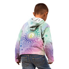 Aussie NAIDOC Week Kid Hoodie Pastel Aboriginal Dot Art