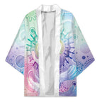Aussie NAIDOC Week Kimono Pastel Aboriginal Dot Art