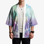 Aussie NAIDOC Week Kimono Pastel Aboriginal Dot Art