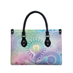 Aussie NAIDOC Week Leather Bag Pastel Aboriginal Dot Art