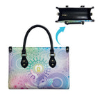 Aussie NAIDOC Week Leather Bag Pastel Aboriginal Dot Art