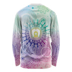 Aussie NAIDOC Week Long Sleeve Shirt Pastel Aboriginal Dot Art